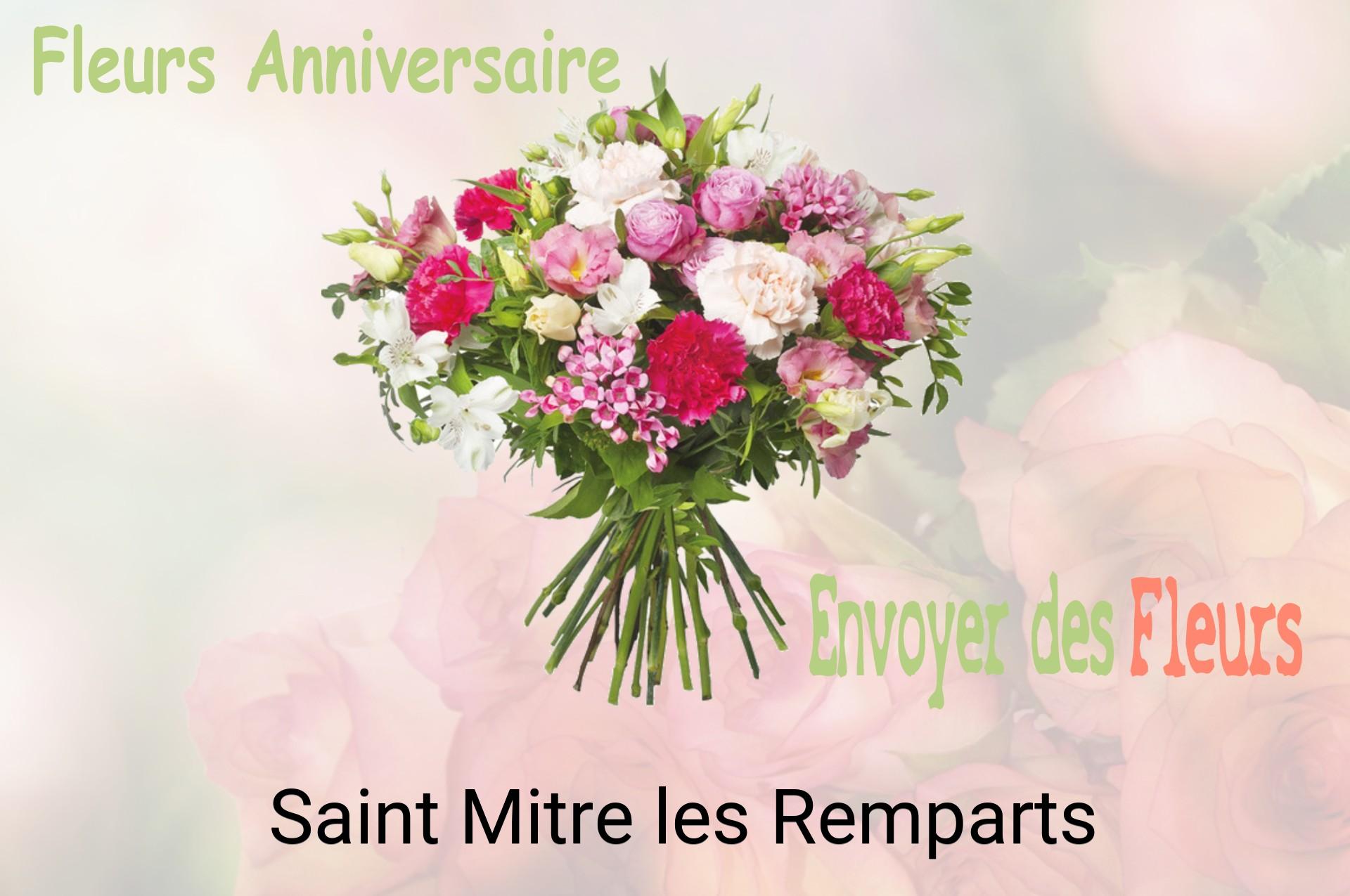 Bouquet de fleurs d’anniversaire livré à Saint-Mitre-les-Remparts