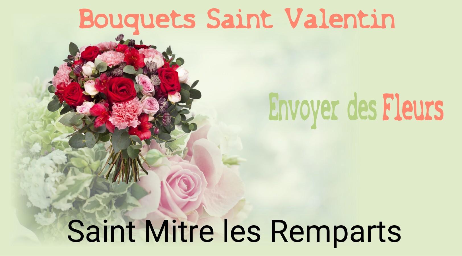 Roses de Saint-Valentin livrées à Saint-Mitre-les-Remparts